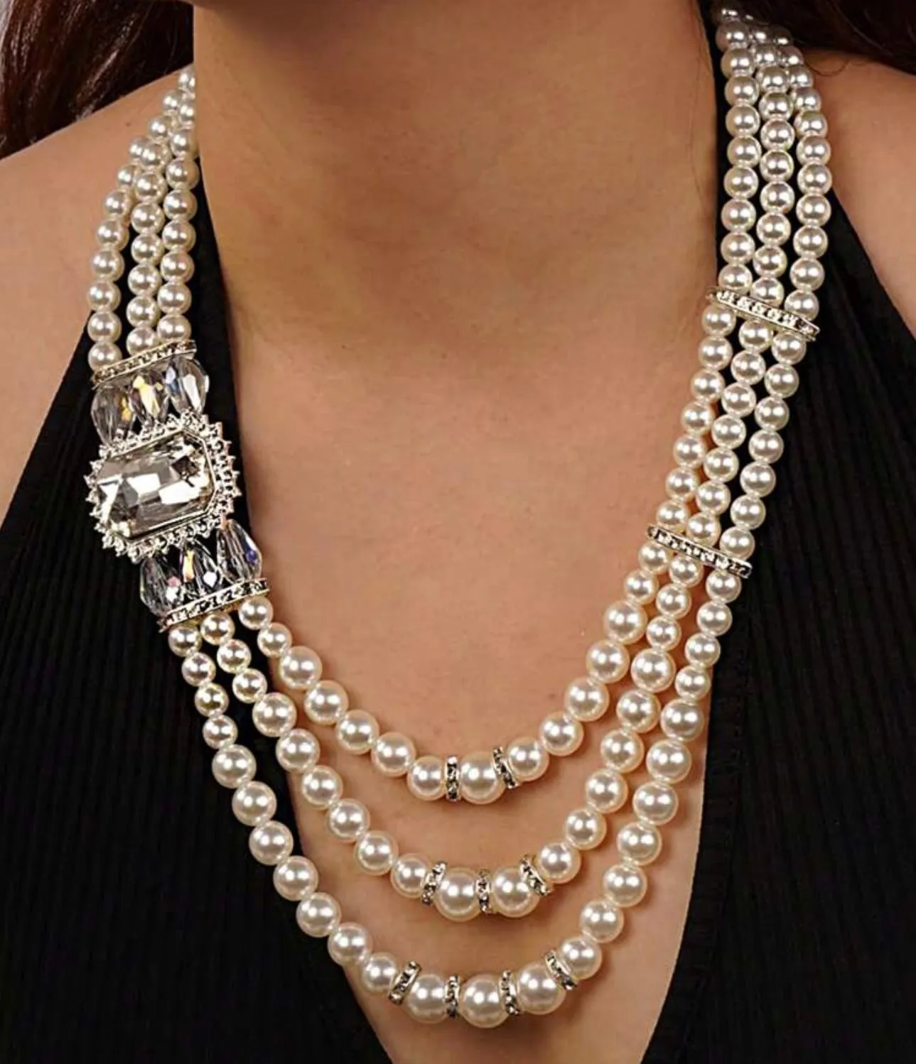 Luxurious Pearls Jewelry Set