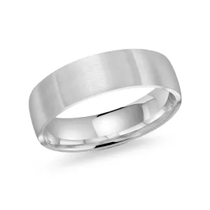 Malo (10K, 14K) Gold (6mm) Brushed Centre Wedding Band