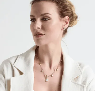 Marco Bicego 18K Yellow Gold Jaipur Diamond Pave Pendant