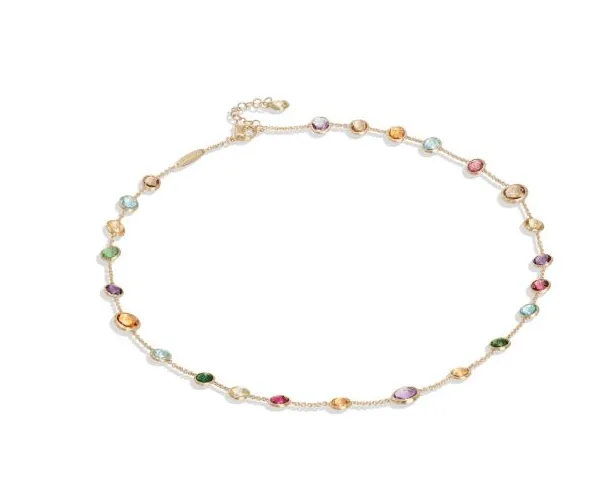 Marco Bicego 18K Yellow Gold Jaipur Mix Gem Necklace