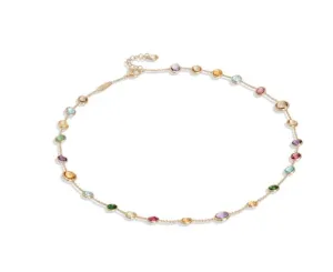 Marco Bicego 18K Yellow Gold Jaipur Mix Gem Necklace