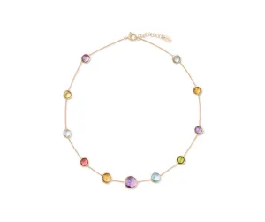 Marco Bicego 18kt Yellow Gold Short Gemstone Necklace - CB2710_MIX01_Y_02