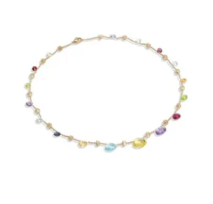 Marco Bicego18K Yellow Gold Paradise 16 Inch Mixed Gem Necklace