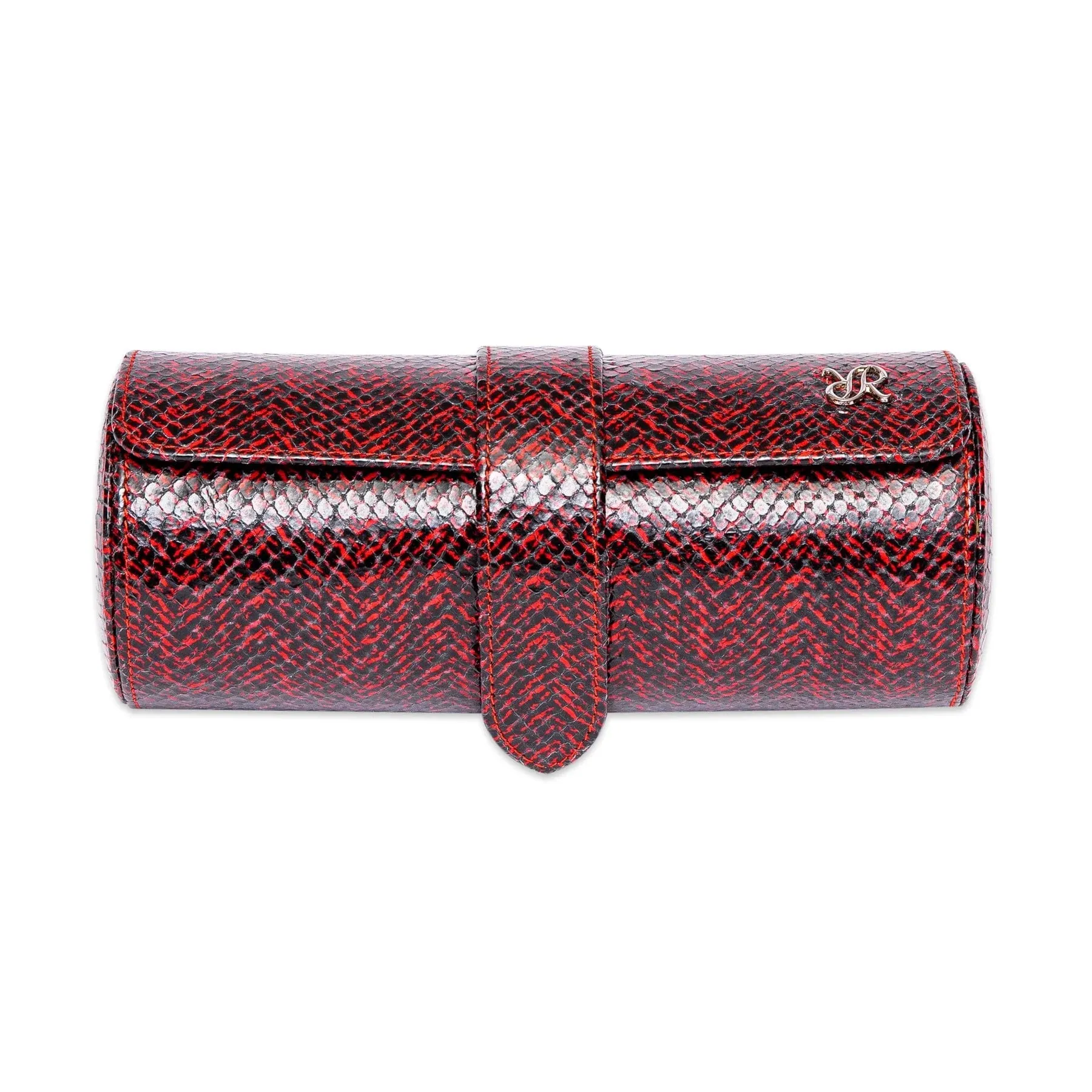 Marlow 3 Watch Roll - Red