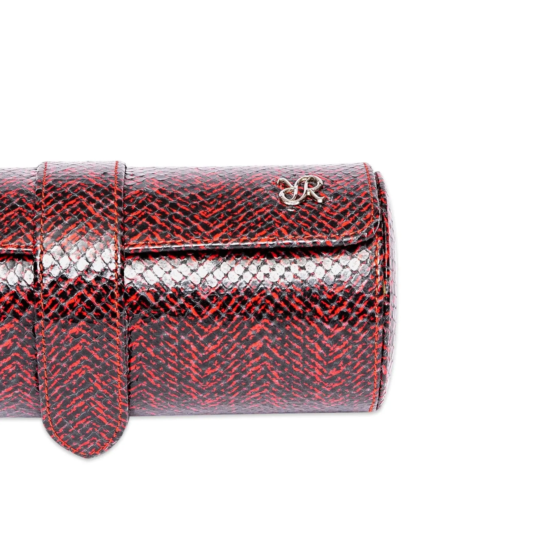 Marlow 3 Watch Roll - Red