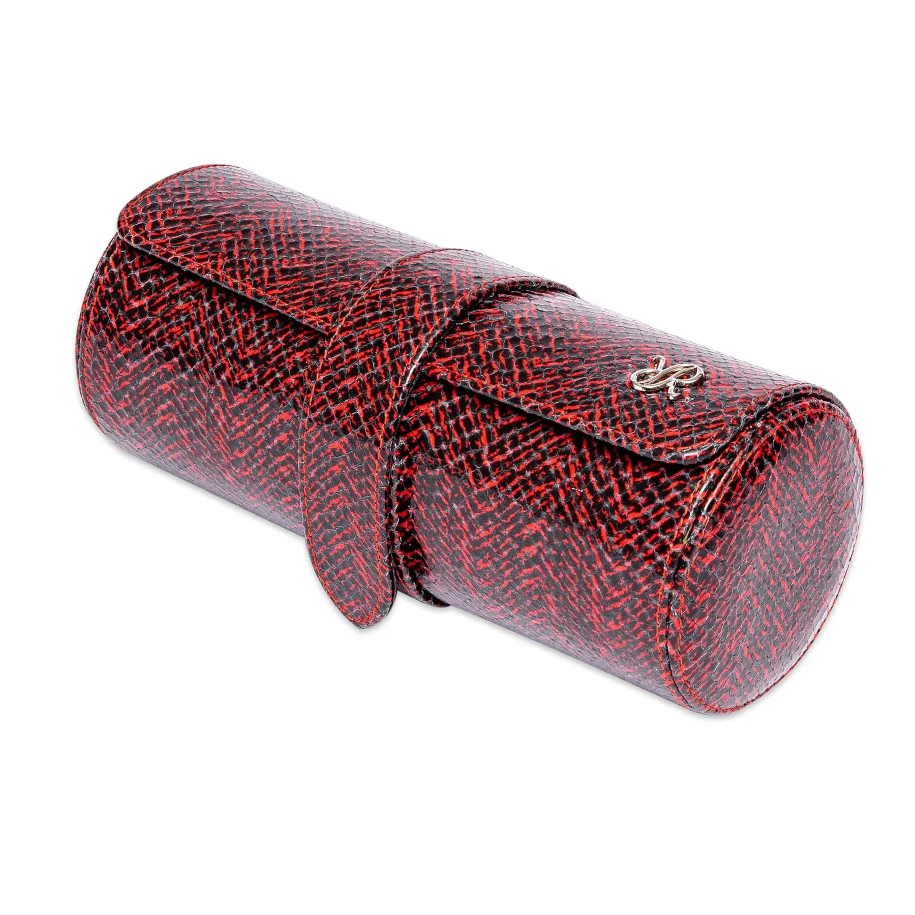 Marlow 3 Watch Roll - Red