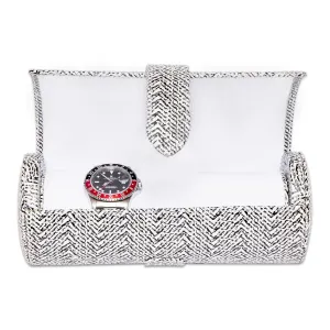 Marlow 3 Watch Roll - White