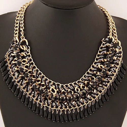 Maxi Necklace Women Bohemian Droplet Statement Necklaces & Pendants Choker Necklace Jewelry Collares Collier Femme Biijoux