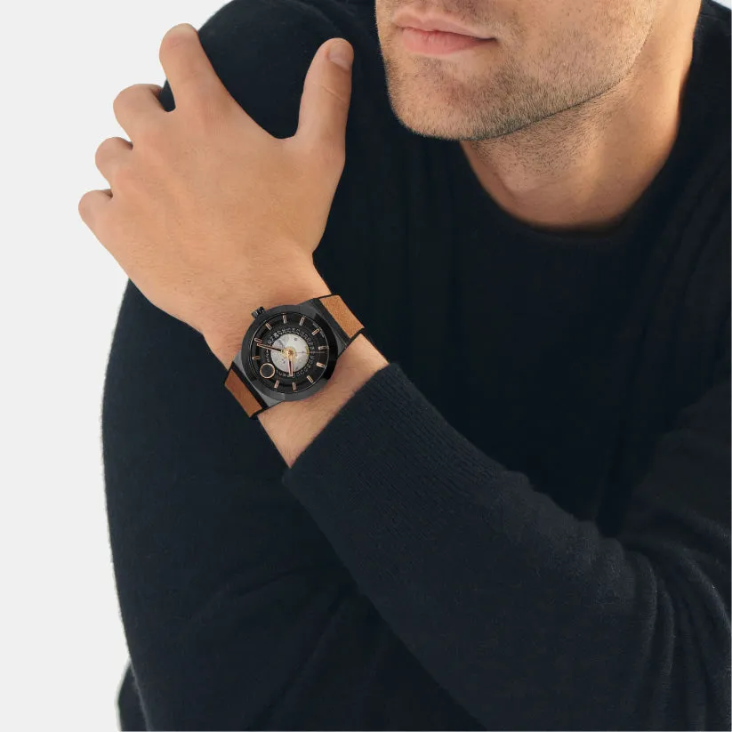 Men Automatic Transparent Dial Analog Ceramic Watch 3601248