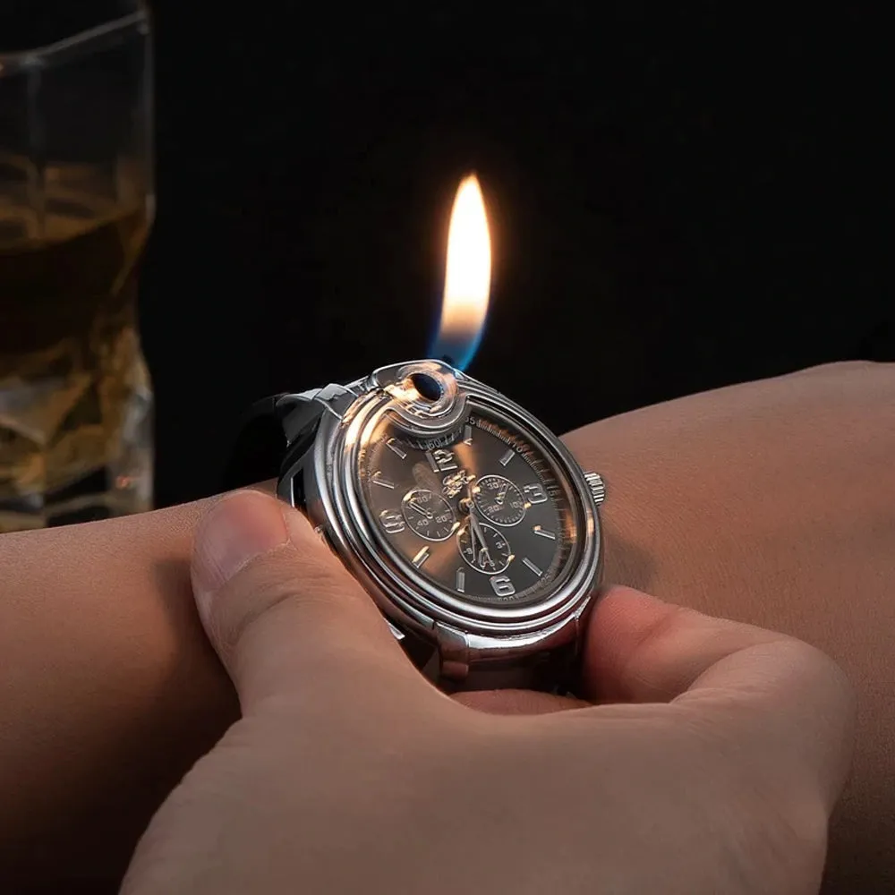 Men's sporty lighter watch