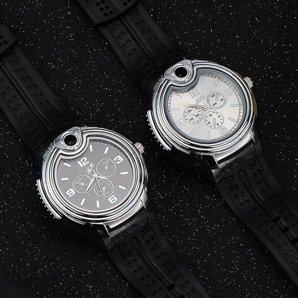 Men's sporty lighter watch