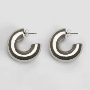 Midi Bold Stainless Steel Earrings