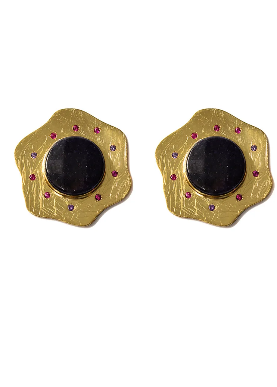 MIDNIGHT BOLD EARRINGS