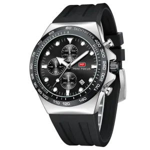 Mini Focus Men Watches Business Sport Wrist Watch (Chronograph/Waterproof/Luminous/Calendar) Silicon Band Fashion Casual Watches for Men