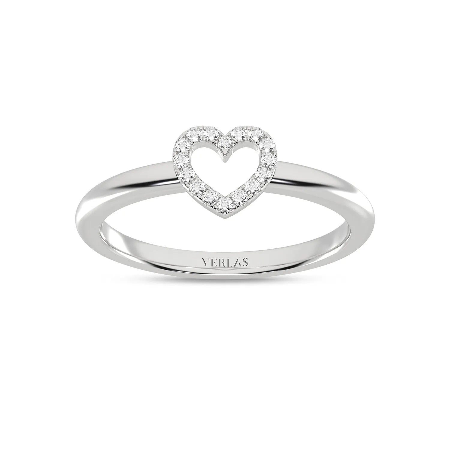 Mini-Heart Silhouette Ring