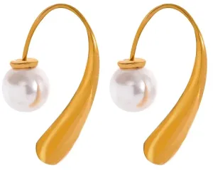 Minimalist Imitation Pearls Earrings