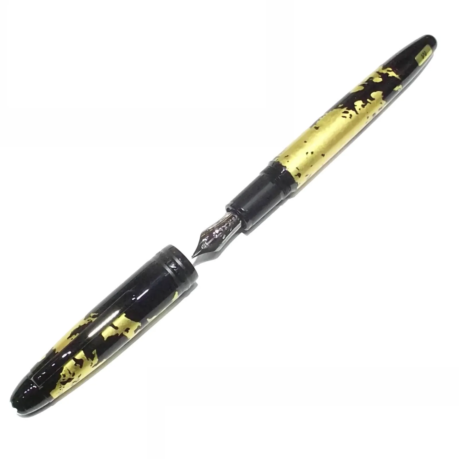 Montblanc fountain mesherstück solitaire calligraphy gold leaf tip tip m 119688