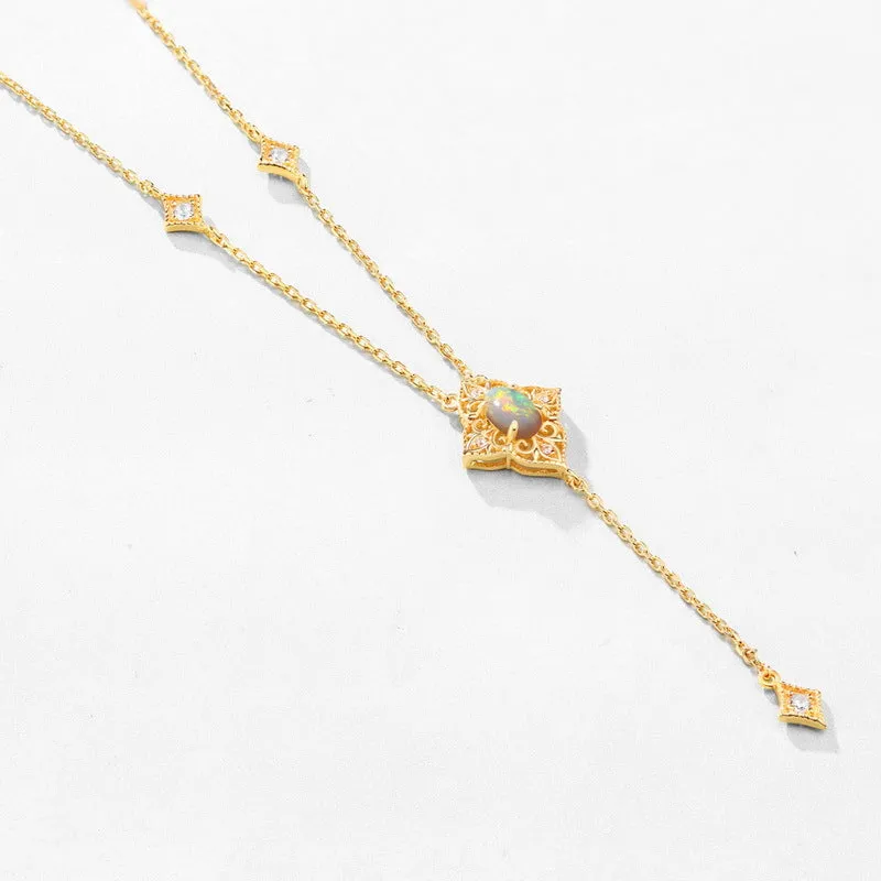Moon & Star Necklace Set