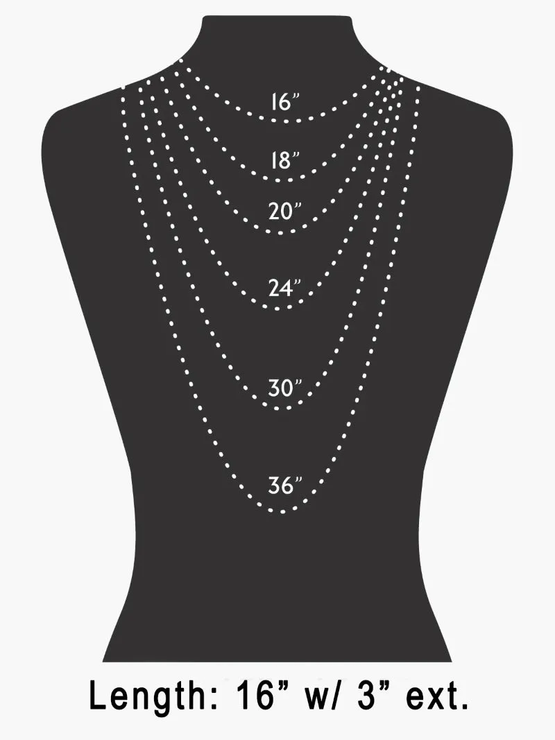 Multi Intricate Heart Charms Chain Necklace