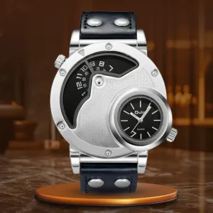 MULTIFUNCTION LEATHER WRISTWATCH | Stylish, versatile, durable