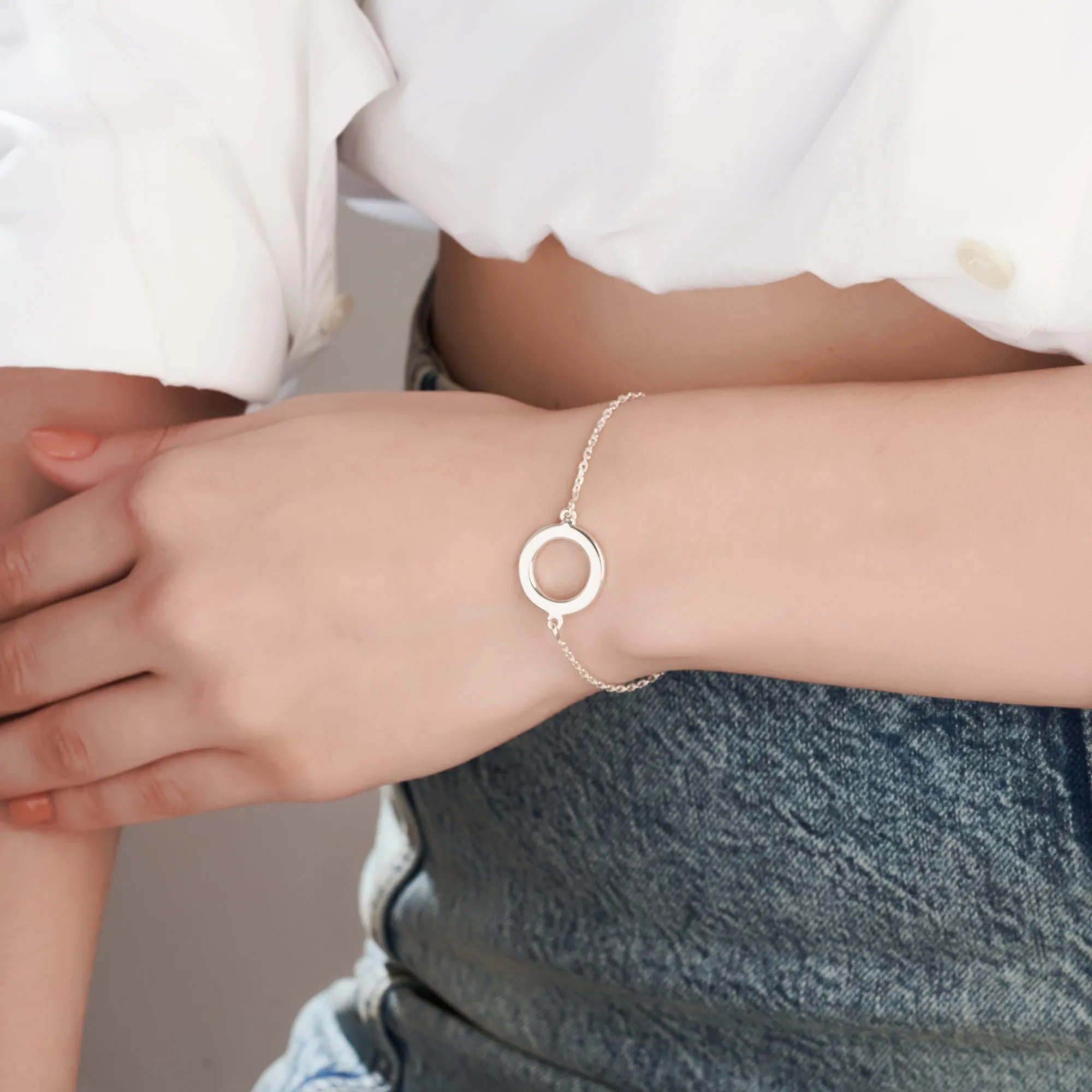 Mysha Personalized Eternal Ring Bracelet