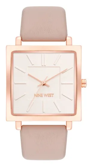 Nine West Pink Dial Analog Watch For -  Ladies NW-2922RGPK