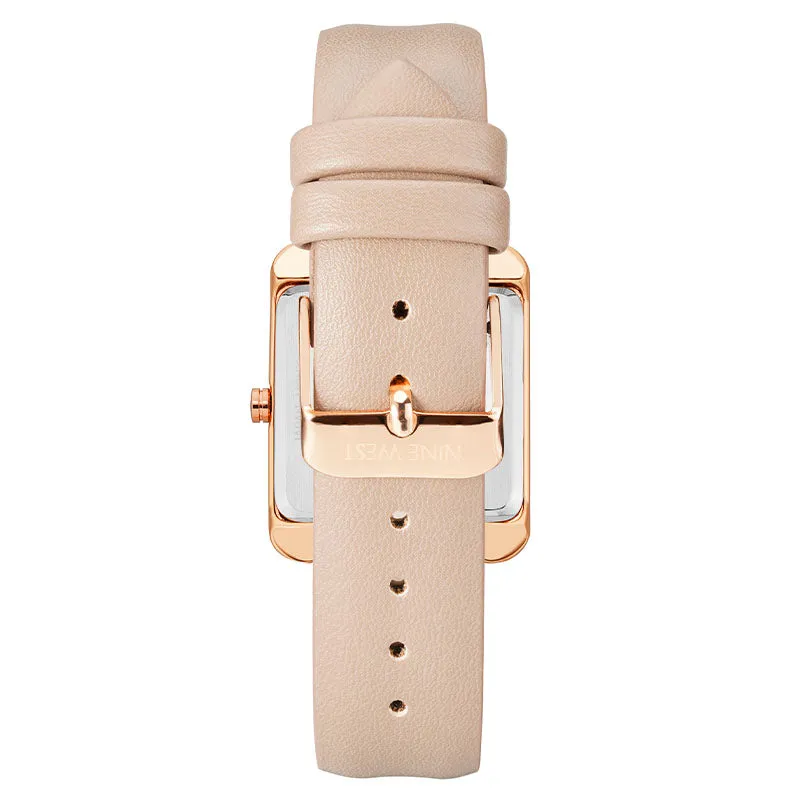 Nine West Silver Dial Analog Watch For -  Ladies NW-2116RGBH