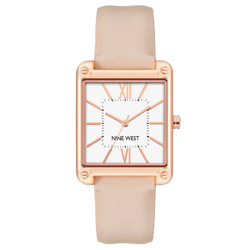 Nine West Silver Dial Analog Watch For -  Ladies NW-2116RGBH