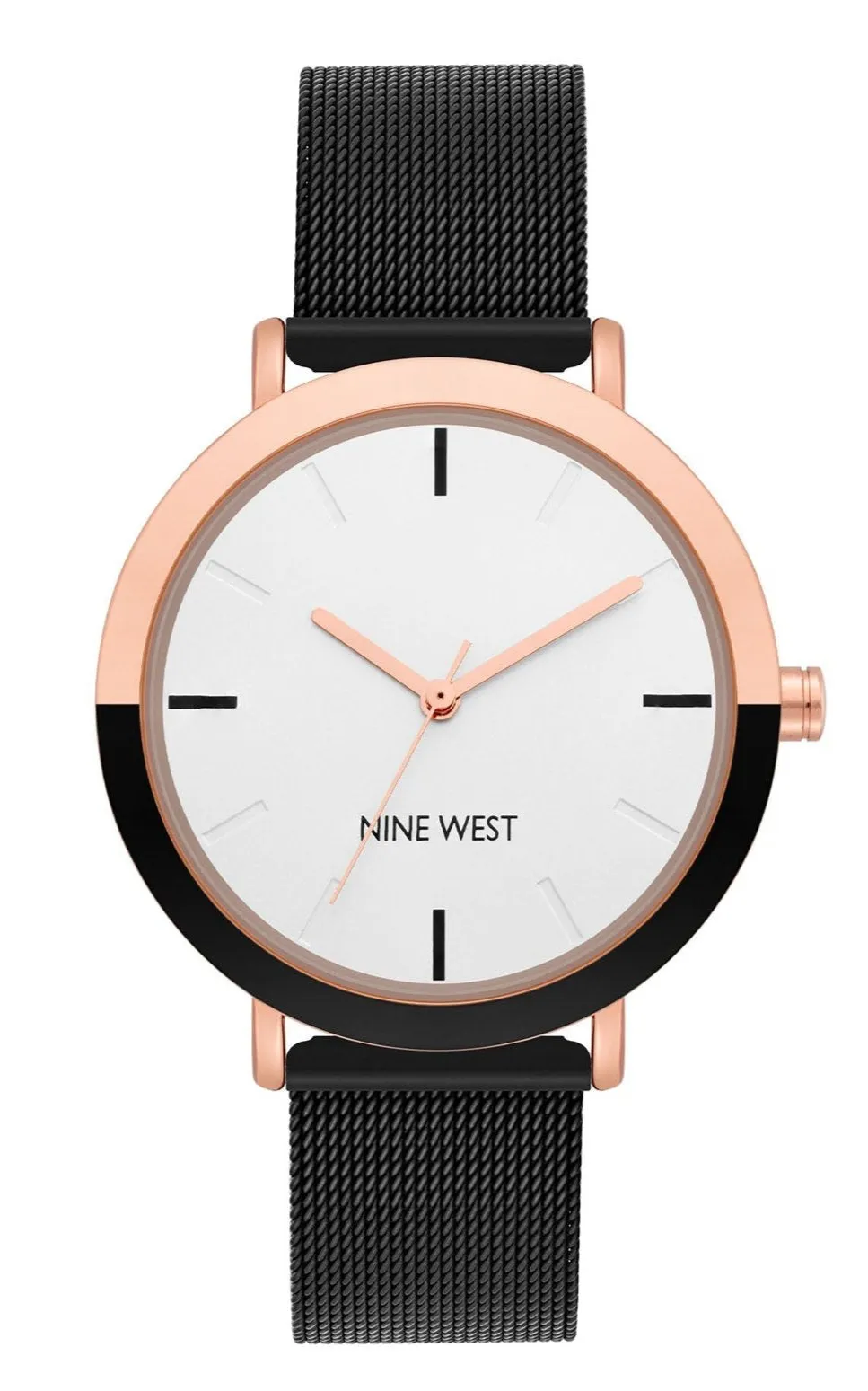 Nine West Silver Dial Analog Watch For -  Ladies NW-2515RGBK
