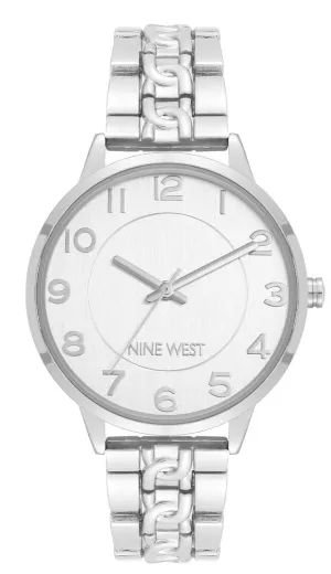 Nine West Silver Dial Analog Watch For -  Ladies NW-2929SVSV