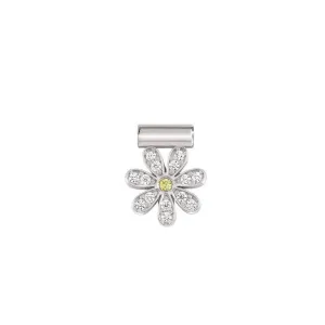 Nomination Seimia Charm, Daisy In Sterling Silver