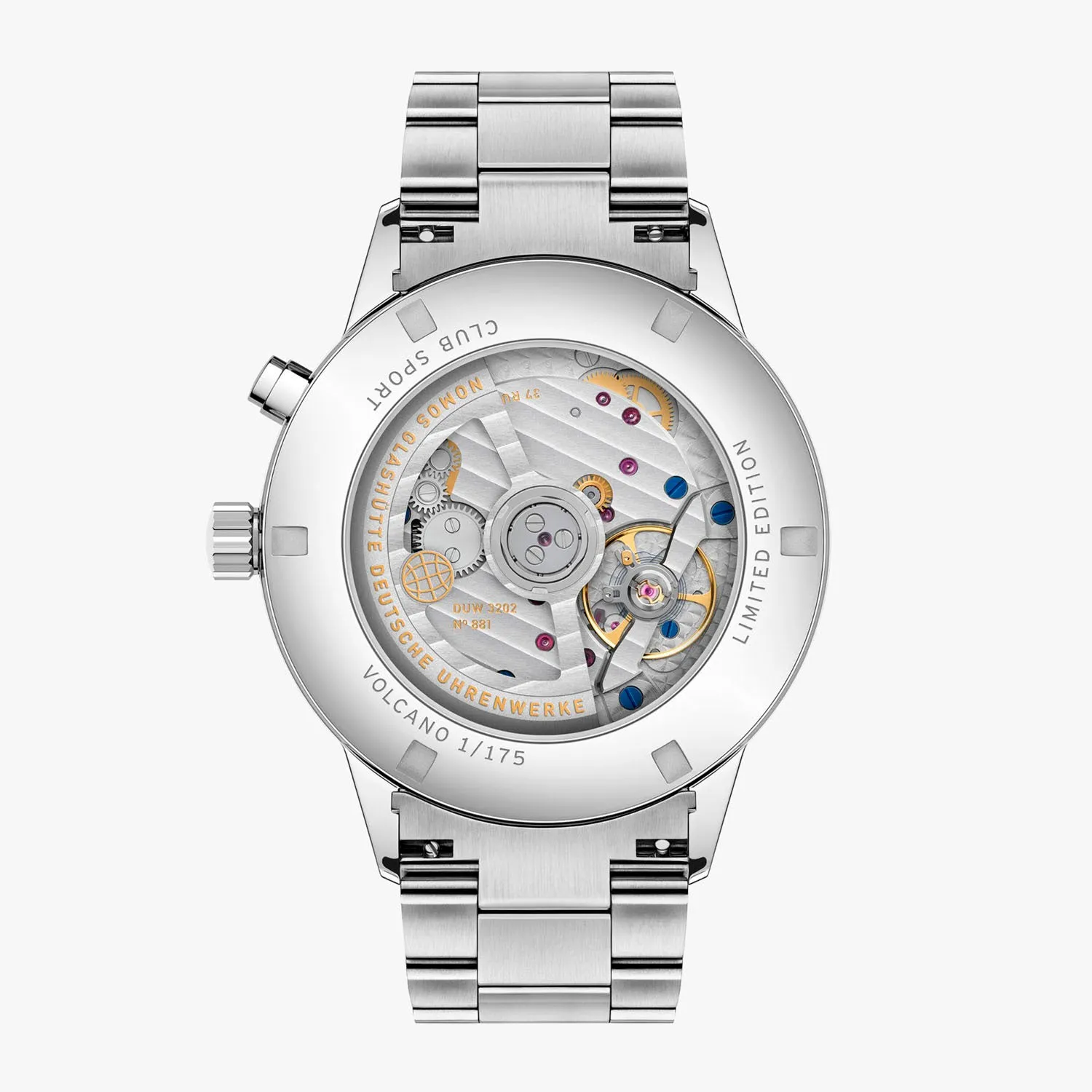 Nomos Glashütte Club Sport Neomatik Worldtimer Volcano Automatic – 790.S1