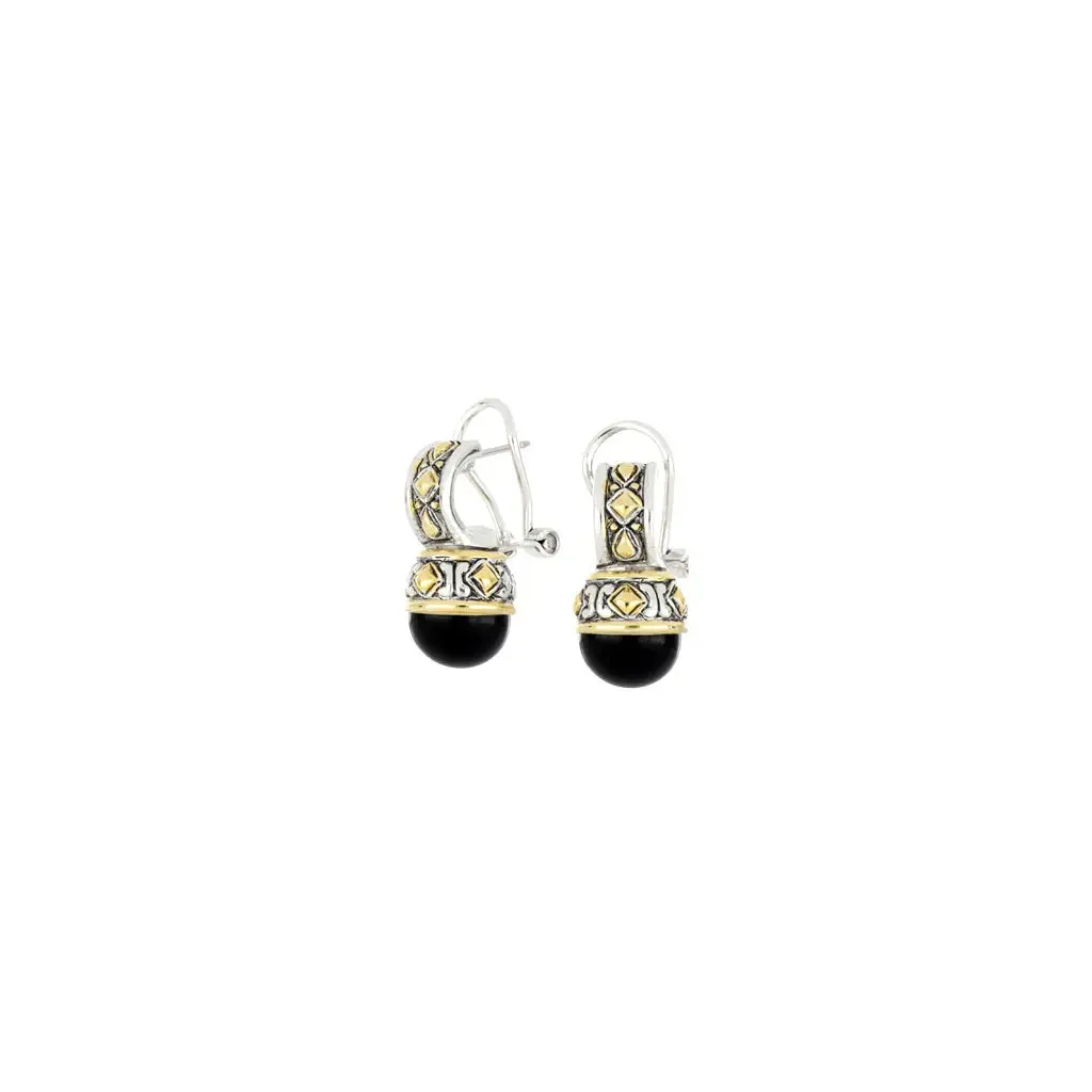 Ocean Images Collection - 8mm Omega Clip Earrings