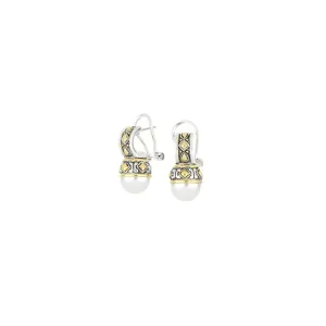 Ocean Images Collection - 8mm Omega Clip Earrings