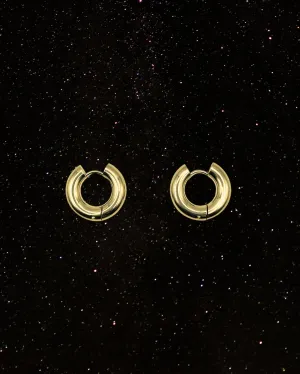 OOO Bold SS Hoop Earrings Gold