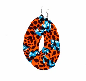 Orangedot Halo Ankara Earring