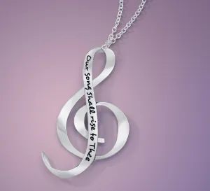 Our Song Shall Rise To Thee Necklace