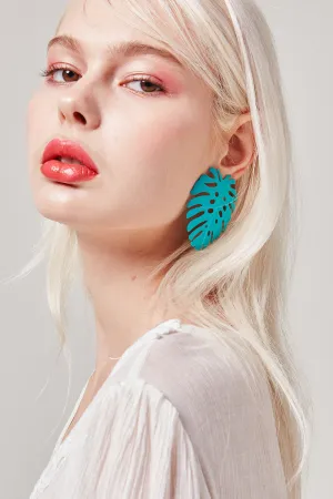 Palm Leaf Earrings