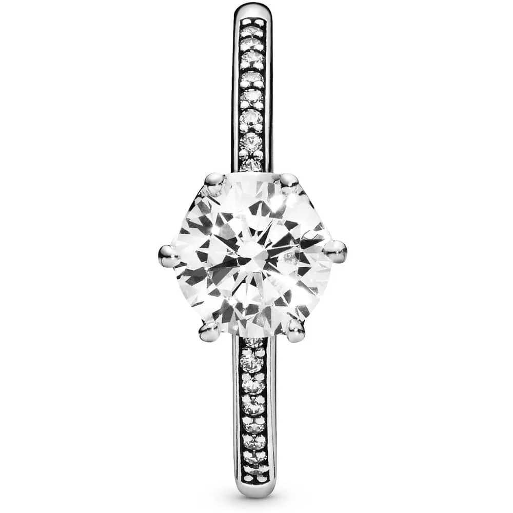 Pandora Clear Sparkle Solitaire Ring