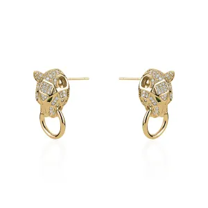 PANTHER STATEMENT EARRINGS