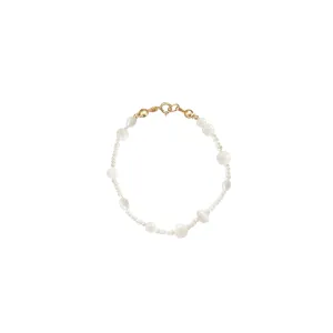 PATTERNED FRESHWATER PEARL BRACELET