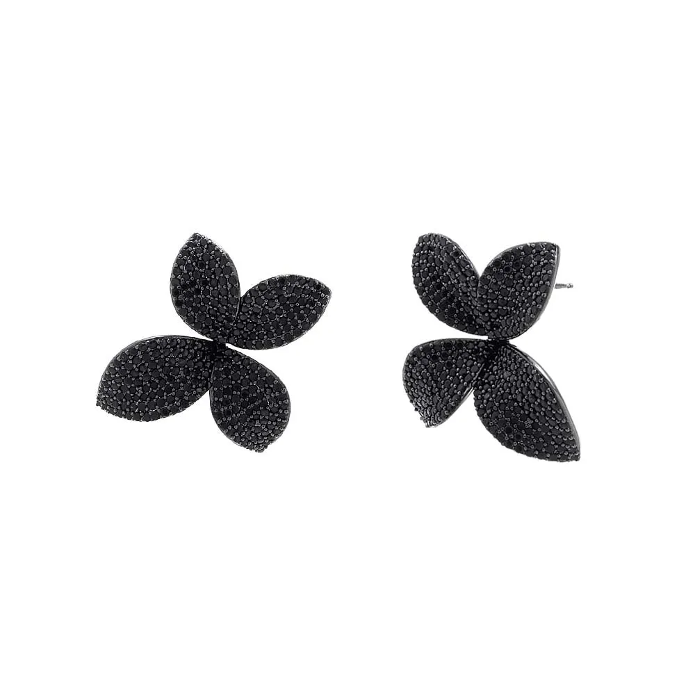 Pavé Fancy On The Ear Stud Earring