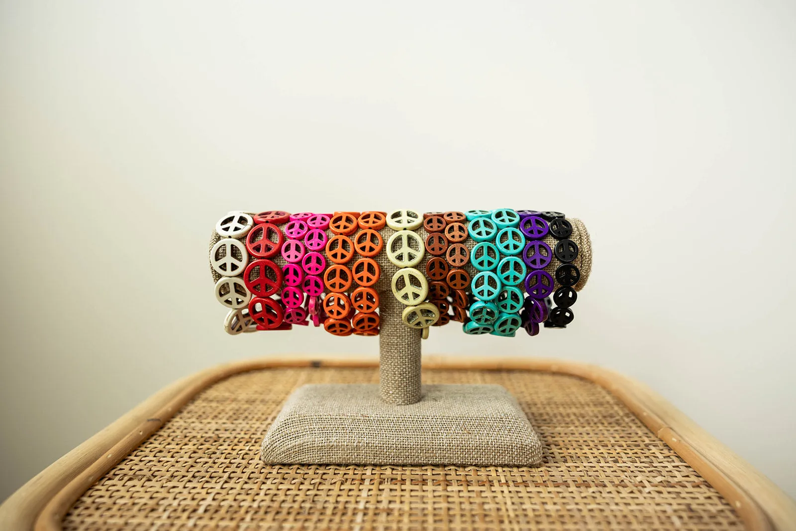 peace sign bracelet in 15 mm