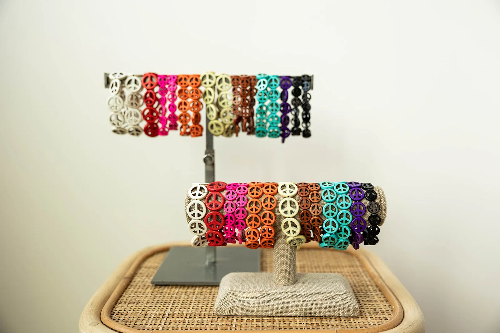 peace sign bracelet in 15 mm