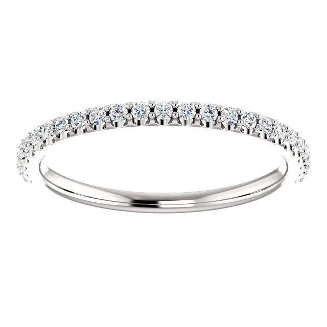 Pear Crushed Ice Moissanite 6 Prongs Diamond Accent Ice Cathedral Solitaire Ring