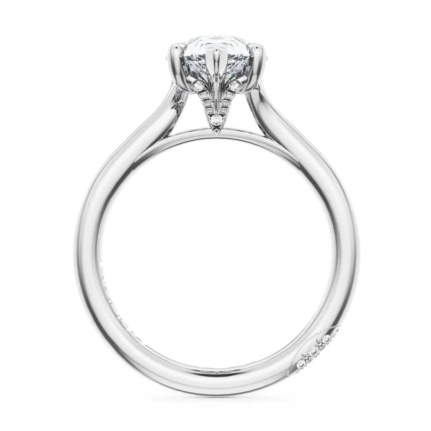 Pear Solitaire Engagement Ring