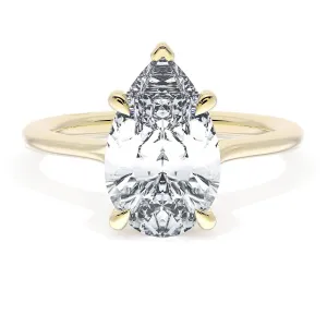 Pear Solitaire Engagement Ring