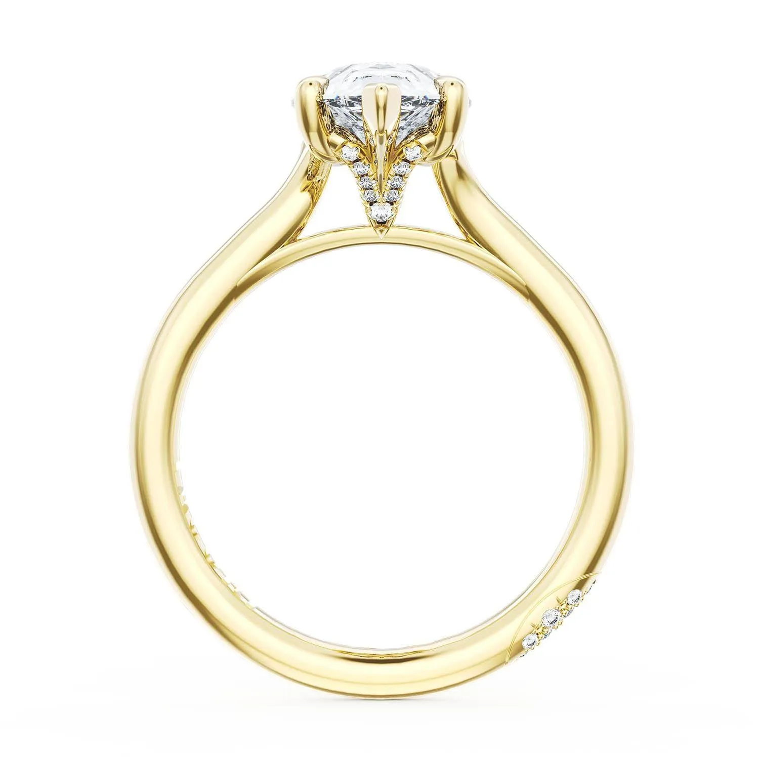 Pear Solitaire Engagement Ring