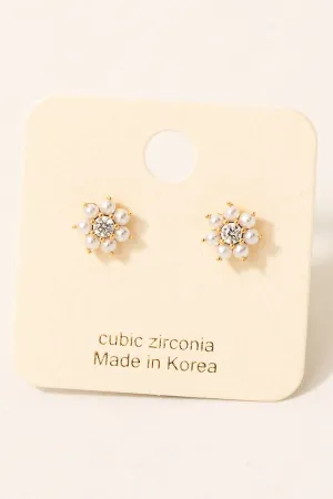 Pearl Stud Earrings