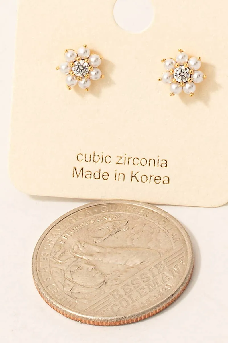 Pearl Stud Earrings